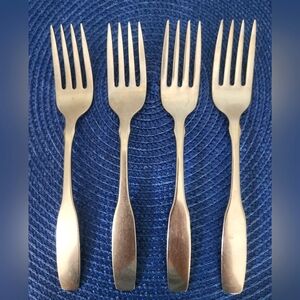 Oneida Paul Revere Salad/Dessert Fork Set Of 4